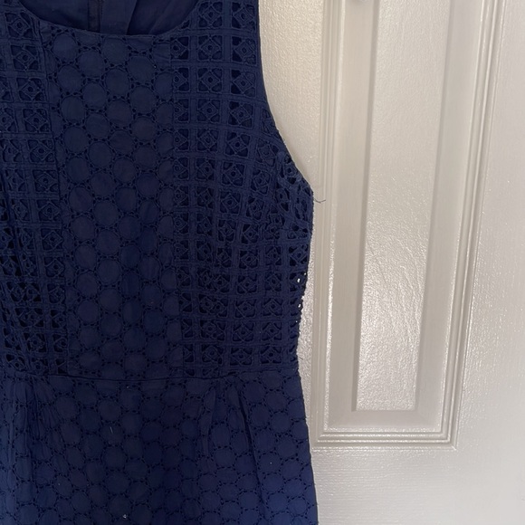 Eyelet Shift Dress - Picture 2 of 4